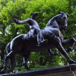a. Paul Revere Statue, North End.